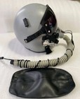 Hgu-55 Plain Gray Custom Pilot Helmet mask Oxy Replica badge