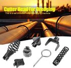 7-piece Cutter Set Drain Cleaner Plumbing Snake Tool Cable Auger Clog Sewer Pipe