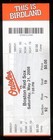 2008 May 31 Manny Ramirez 500th Home Run Ticket Red Sox Orioles