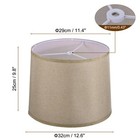 Drum Lamp Shades Linen Round Lamp Shade Lampshade Brown 11 6 Inch