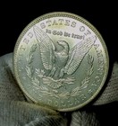 Great 1x1 Novelty Souvenirs Coin 1891-cc Morgan   1  Gloss silver Plated  26 7gr