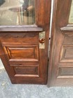 Pair Of Antique Stained Glass Entry Doors