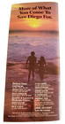 1991 San Diego Ca Accommodations Brochure 9  X 4  Photos Map 60 Pages Vintage