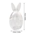New Easter Glass Jar Bunny Ear Mini Egg Clear Spring Decoration P8q9 Y3b1