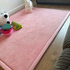 Pink Baby Play Mat Cute Bedroom For Kids Large Rug Foam Carpet Thick Tatami Mat