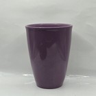 Vtg Glossy Purple Flower Pot 6 5    Tall X 5    Wide Made In Germany Garden Planter