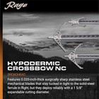 Rage Hypodermic Crossbow Nc Mechanical Broadheads 125 Grain 2-blade Usa  3-pk 