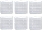 Battery Storage Case For Aa aaa  Battery Holder Box 6pack Clear