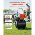 Uimoso 1 6 Hp Stainless Steel Shallow Well Pump With Pressure Tank  1320 Gph