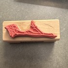 Wood Mounted Rubber Stamp Stampabilities Always On The Phone People Dr1031