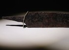 Medieval Iron Dagger With Chape  - 9th 12th Century Ad   049  
