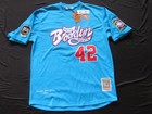 Brooklyn Royal Giants  42 Negro League Baseball  Mesh Jersey Nwt   125 4xl Blue