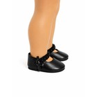 Black Dress Shoes With Pearl Trim 18  Doll Clothes That Fits American Girl Dolls