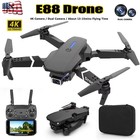 New 2026 Rc Drone With 4k Hd Dual Camera Fpv Wifi Foldable Quadcopter  4 Battery