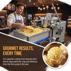 Commeicial Corn Machine Popcorn Popper Cooker Cart 30 Qt Outdoor Mobile Gourmet
