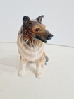 Vintage Ceramic Rough Collie Dog Figurine