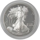 2000 P American Silver Eagle Bullion Proof  1 Coin Collectible Ogp Coa