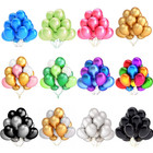 10 20 30pcs 10 12 Inch Glossy Pearl Latex Balloons Wedding Birthday Party Decora