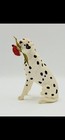 Resin Figurine Of A Dalmatian Dog With Rose  100  Paws Donation
