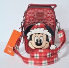 New Disney Parks 2025 Lug Merry Christmas Santa Mickey Mouse Crossbody Bag