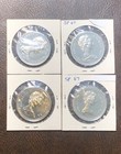 4 Canada Coin Dollars  1 Canadian One Dollar Coins 1