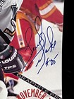 Terry Yake Signed Autograph 1993 Mighty Ducks Program Bas Coa Bj001989