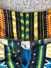 African Tribal Dashiki Tunic Shirt Top Woodstock Hippie Cotton Hot Pink Small