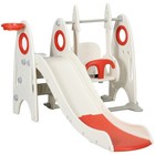 Kids Outdoor Swing And Slide Playset For Backyard Fun And Adventure