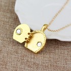 Gold Hobbit Hole  Lord Of The Rings Pendant Locket Necklace - Green Door