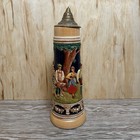 Gerz German Lidded Beer Stein Mug 2l Tanz Auf Der Alm Oktoberfest