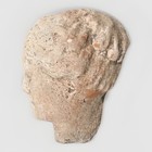 1700s Head In Stone  French Architectural Salvage  Stair Knob stairway Decor 