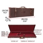 Tourbon Canvas Leather Sxs O u Takedown Breakdown Shotgun Barrel-hard Gun Case