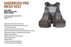 Fishpond Sagebrush Pro Mesh Fly Fishing Vest - A Guide Favorite -