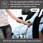 Car Speakerphone B-pro 2 Hands-free Kit  6w Hi-fi Speakers  With Bluetooth Au   
