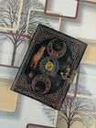 Vintage Leather Bound Journal Antique Handmade Paper Notebook Blank Travel Diary