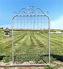 4 t X3  Galvanized Double Loop Woven Wire Metal Gates Historical Antique Garden