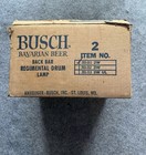 Nos Busch Regimental Drum Lamps Set Of 2