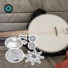 Resonator Guitar Kit Bridge Soundhole Cover Resonator Tailpiece Spider Bridge Co