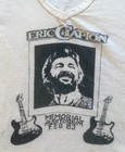 Vintage 1983 Eric Clapton Sacramento Memorial Parking Lot T-shirt Single Stitch 