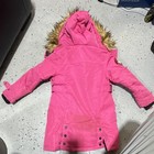 Canada Weathergear Kids Pink Hooded Faux Fur Trim Parka Coat 5 6 Zip