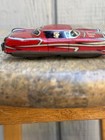 Vintage 1950s Tin Litho Friction Made In Japan Red Car Family See Note