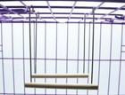 Bird Wooden Swing Hanging Toy For Parakeet Cockatiel Lovebird Cage