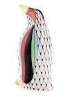 Small Hollohaza Fishnet Penguin Figurine
