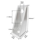 Gusseted Fitting 90degree For 15 8 Unistrut Strut Channel 4 Pack
