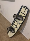 Hyperlite Forefront Wakeboard With Bindings Black yellow white