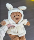 Jellycat Bathrobe Bartholomew Bear Nwt-birthday Gift Cute Toys