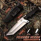 Purple Dragon Fixed Blade Knife - D2 Steel Survival Knives For -