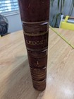 Antique 1900s Ledger Old West Printing Co  