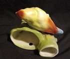 Vintage Czech Hand Painted Porcelain Figural Wall Pocket Vase