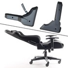 2 Pieces High Back Swivel Computer Desk Chair Angle Adjuster For Gaming Seat